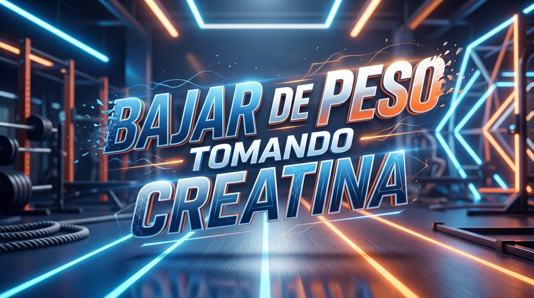 Se puede bajar de peso tomando creatina.