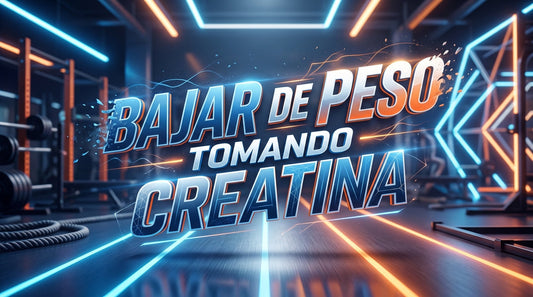 Se puede bajar de peso tomando creatina.