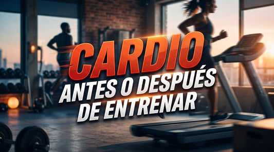 Cardio antes o después de entrenar.