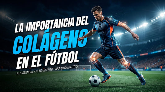 Colágeno en el fútbol, protege las articulaciones y tendones.