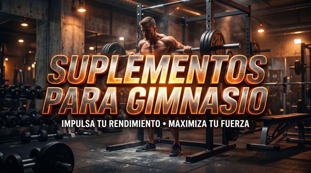 Suplementos para gimnasio.