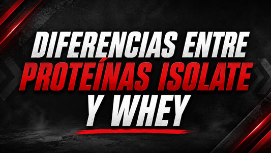 Diferencias entre proteínas isolate y whey