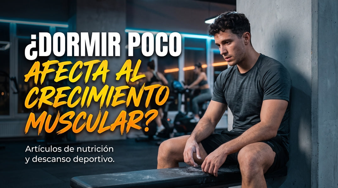 Dormir poco afecta al crecimiento muscular.