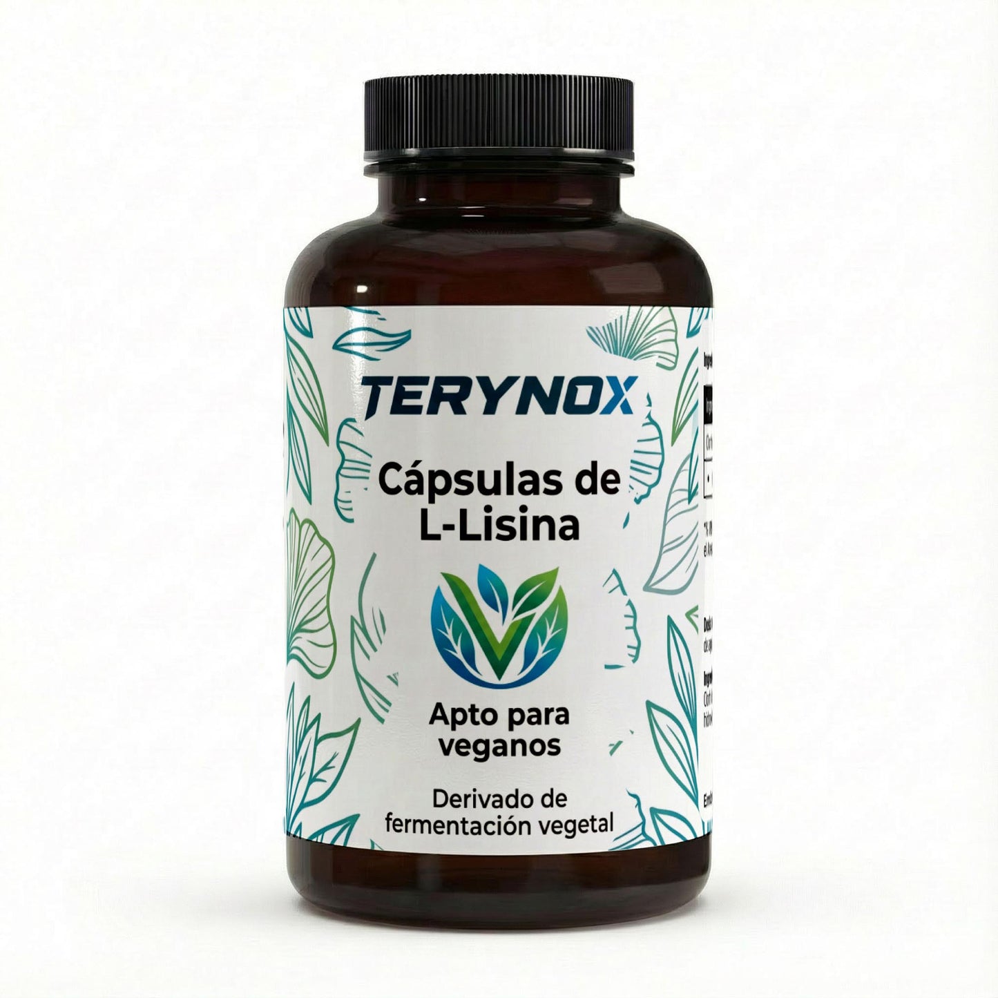 Envase de L-Lisina en formato de 100 cápsulas.