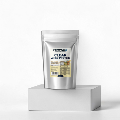 Aislado de proteina whey con sabor a té helado de limón de la marca Terynox.