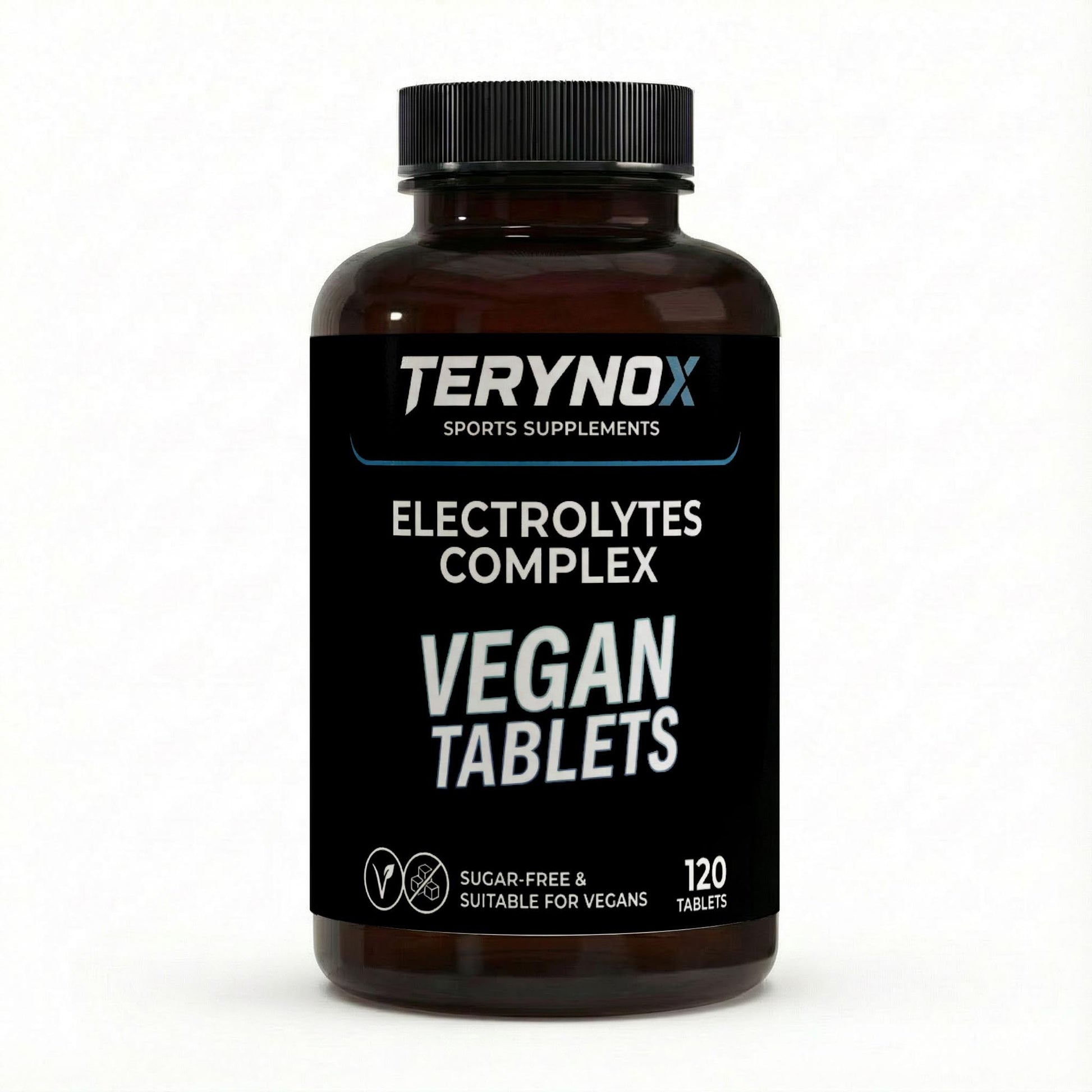 Electrolitos en 120 tabletas veganas.